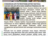 Kobarkan Api Patriotisme, MTsN 1 Batola Sukses Gelar Upacara Sumpah Pemuda ke-98